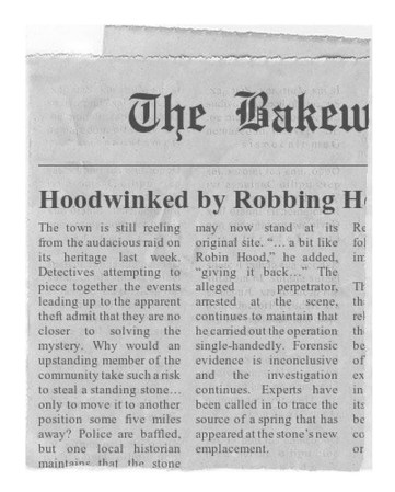 Bakewell Gazette Article 2