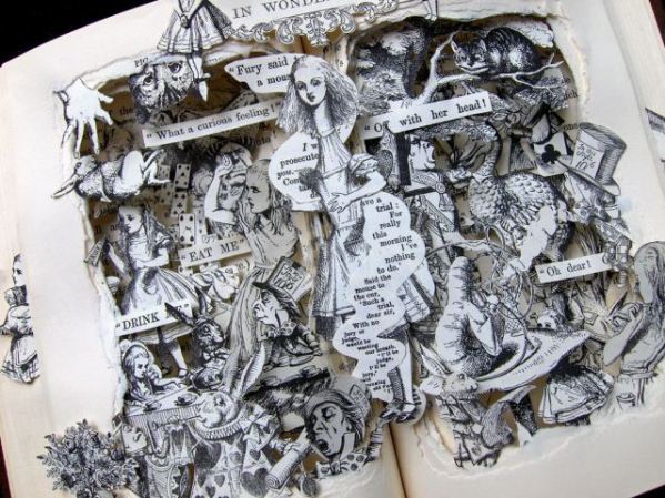 Book sculptures from www.KellyCampbellBerry.com 