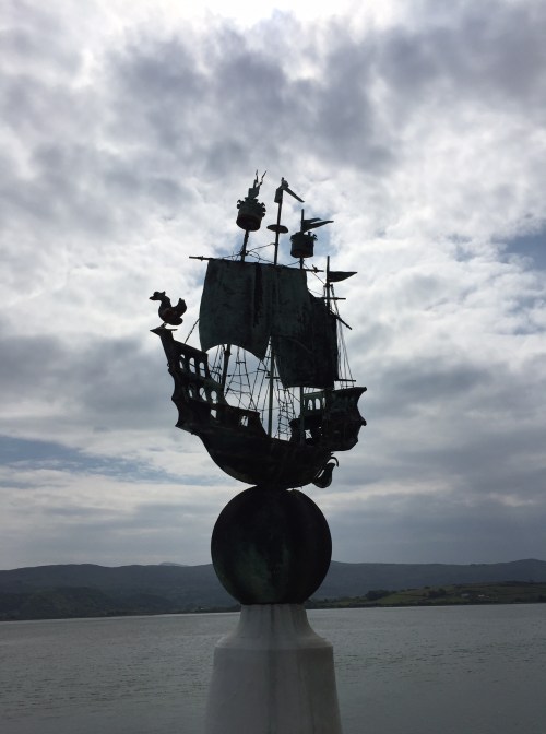 Portmeirion Ship on ball