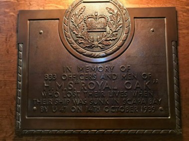 St Magnus x Cathedral HMS Royal Oak panel